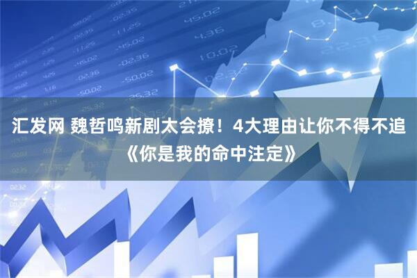 汇发网 魏哲鸣新剧太会撩!4大理由让你不得不追《你是我的命中注定》