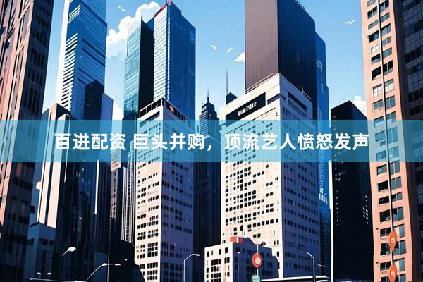 百进配资 巨头并购，顶流艺人愤怒发声